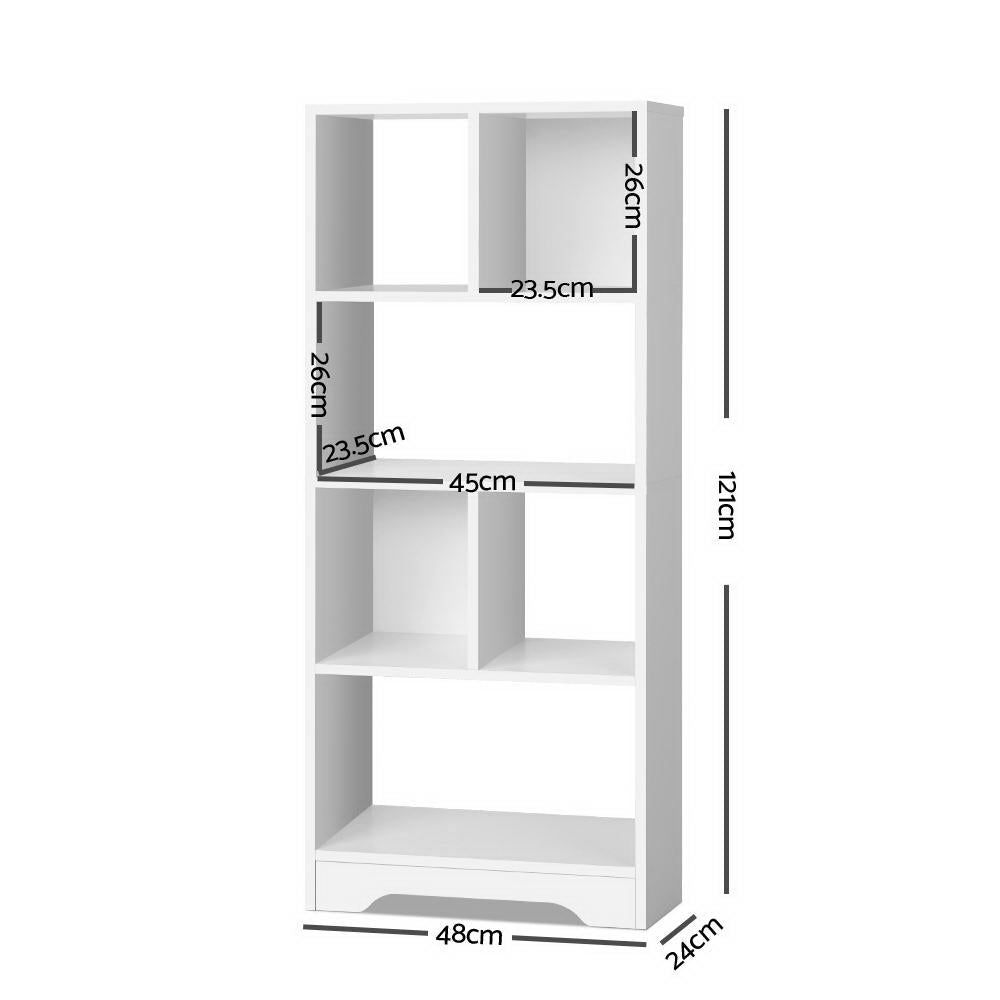 Leabrook 4 Tier Display Shelf, White