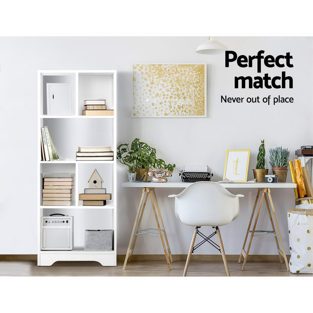 Leabrook 4 Tier Display Shelf, White