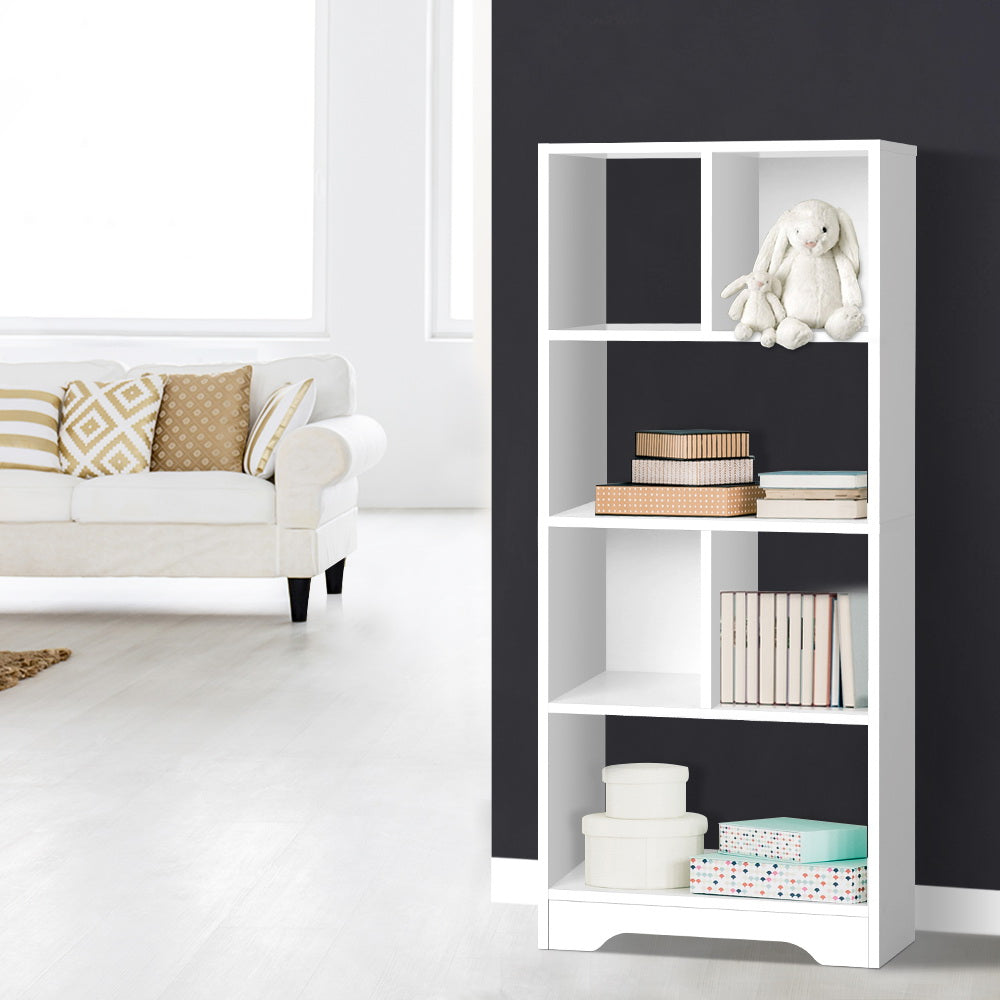 Leabrook 4 Tier Display Shelf, White