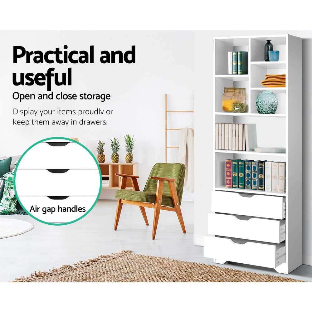 Somerton Park 7 Tier Display Shelf, White