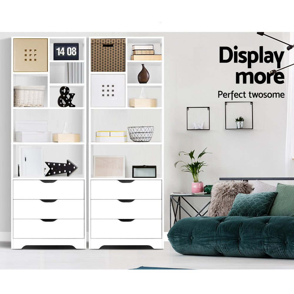 Somerton Park 7 Tier Display Shelf, White