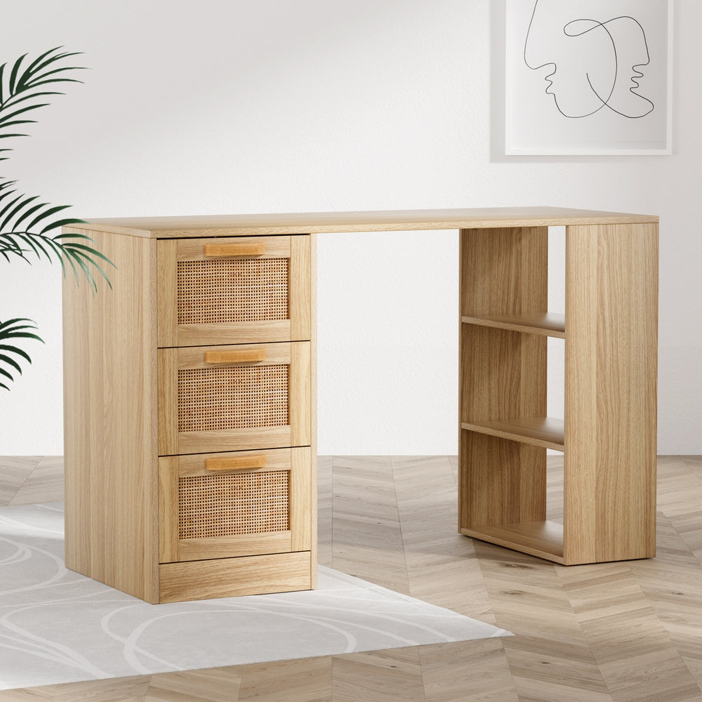Richardson Computer Desk, Light Wood 120cm