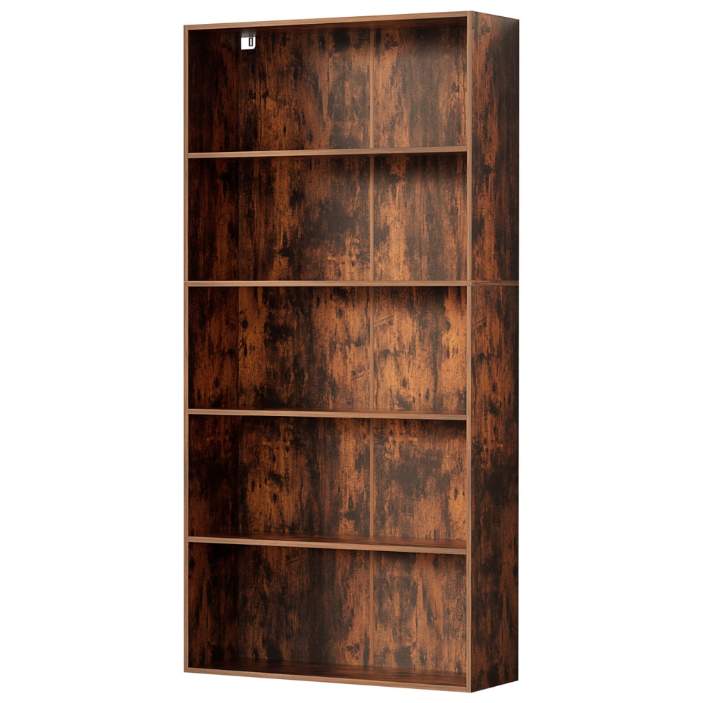 Ovingham 5 Tier Bookshelf, Walnut
