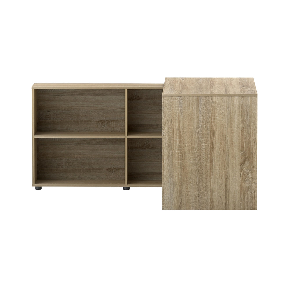 Aranda Computer Desk, Oak 130cm