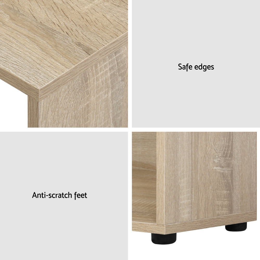 Aranda Computer Desk, Oak 130cm