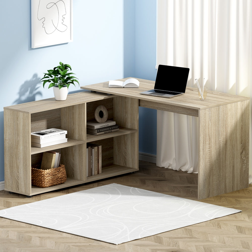 Aranda Computer Desk, Oak 130cm