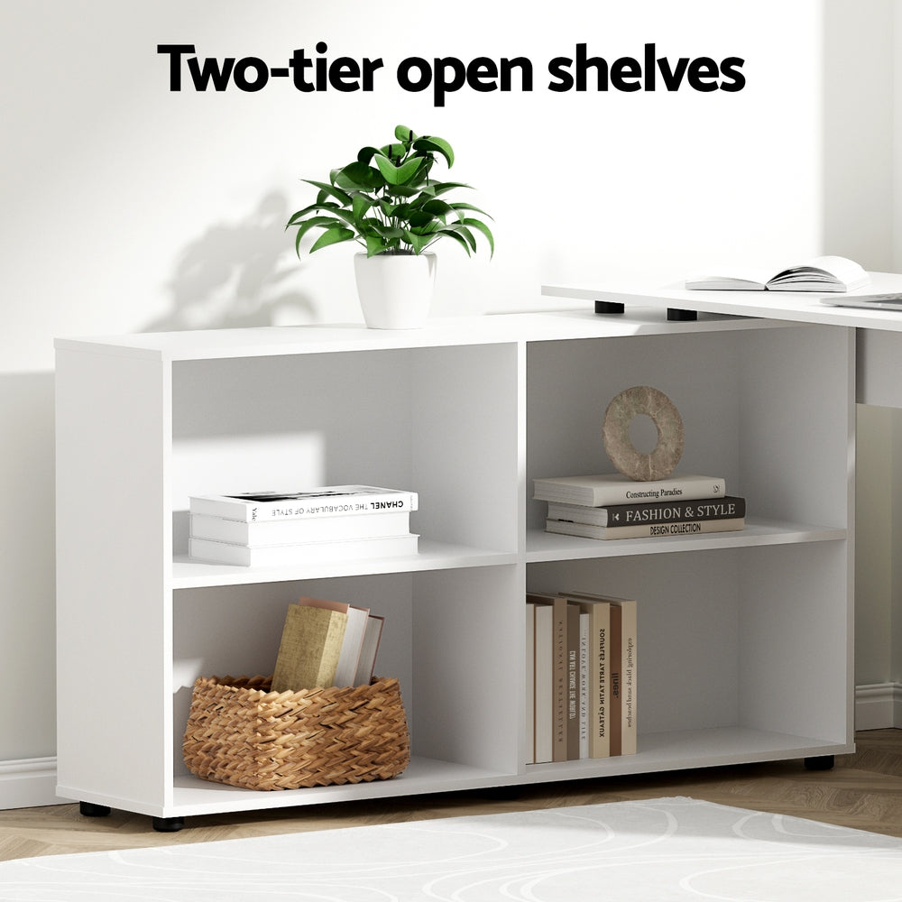 Aranda Computer Desk, White 130cm