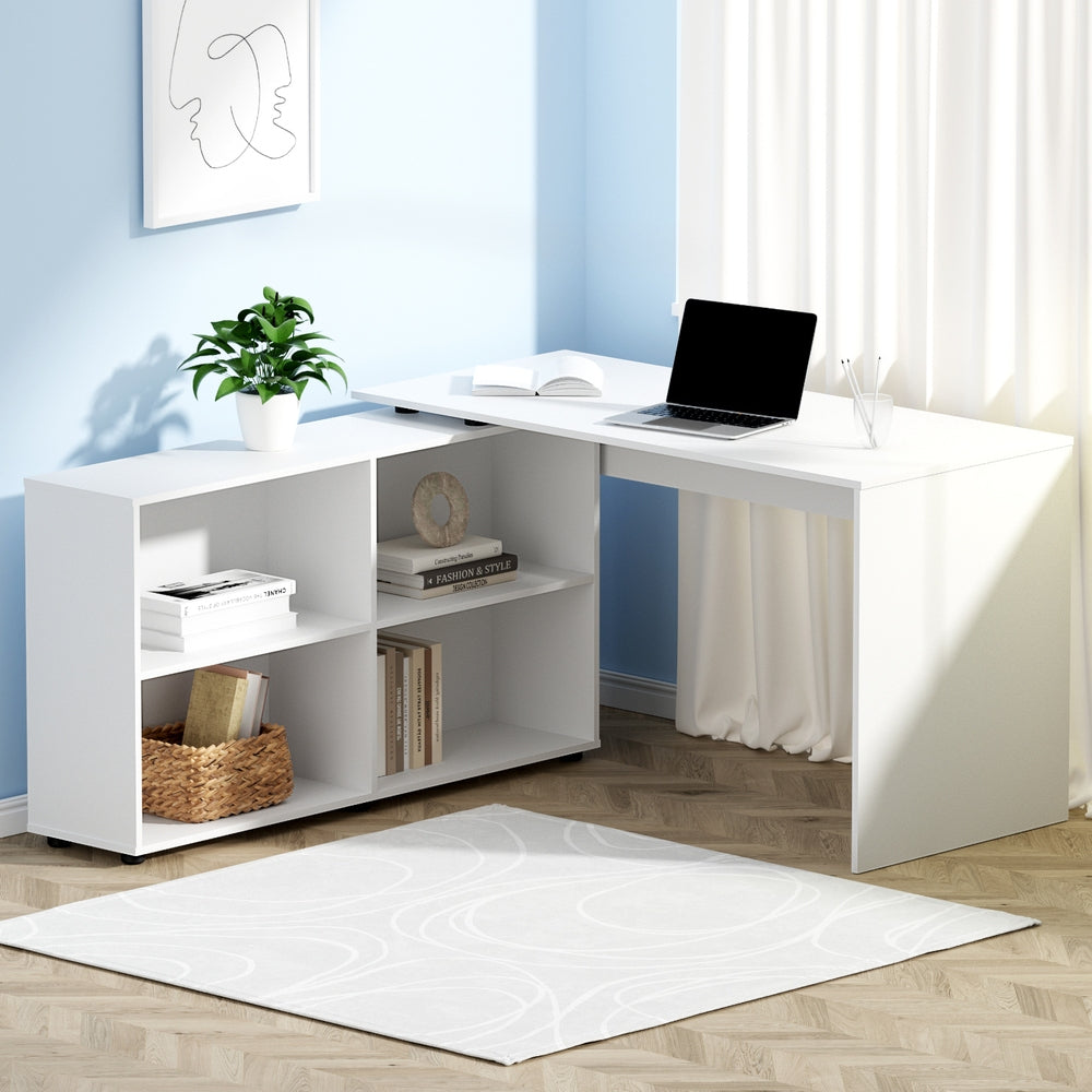 Aranda Computer Desk, White 130cm