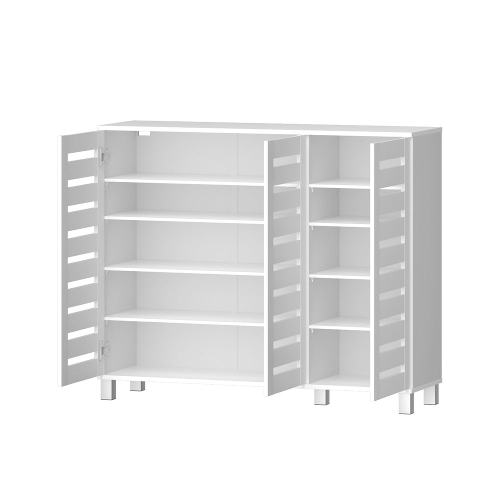 Darlington 5 Tier Shoe Cabinet, White