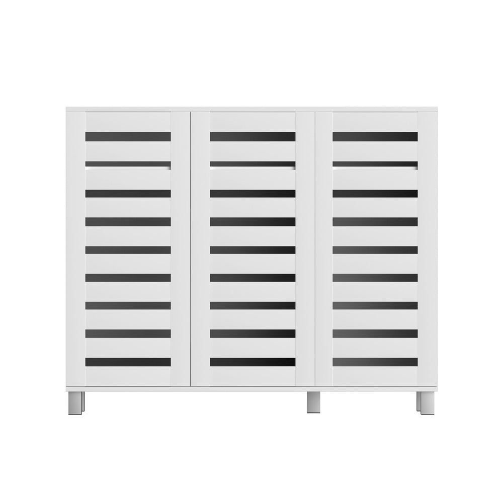 Darlington 5 Tier Shoe Cabinet, White