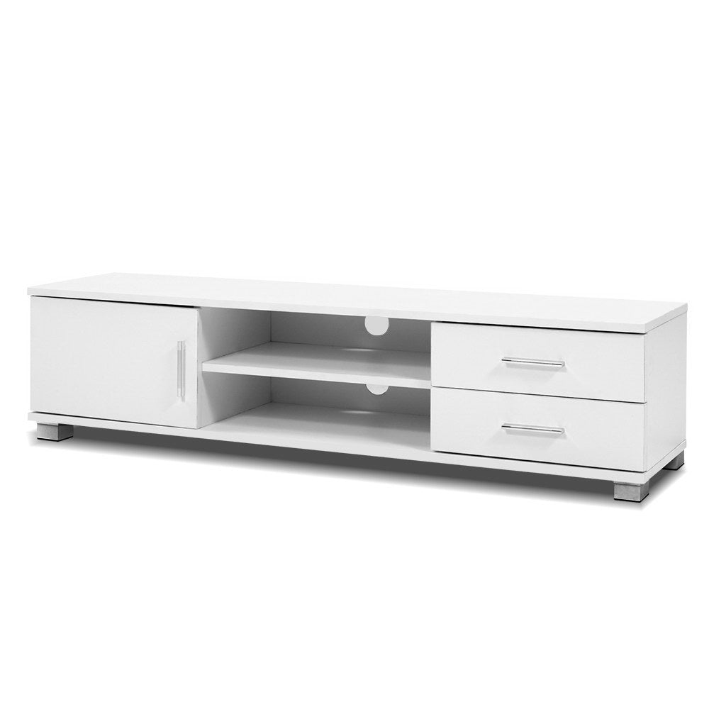 Artiss Dylan 120cm White TV Entertainment Unit — Allure Home Collections