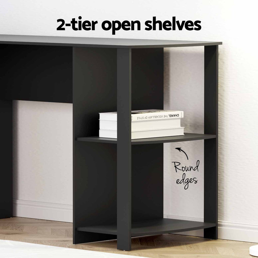 Charnwood Computer Desk, Black 136cm