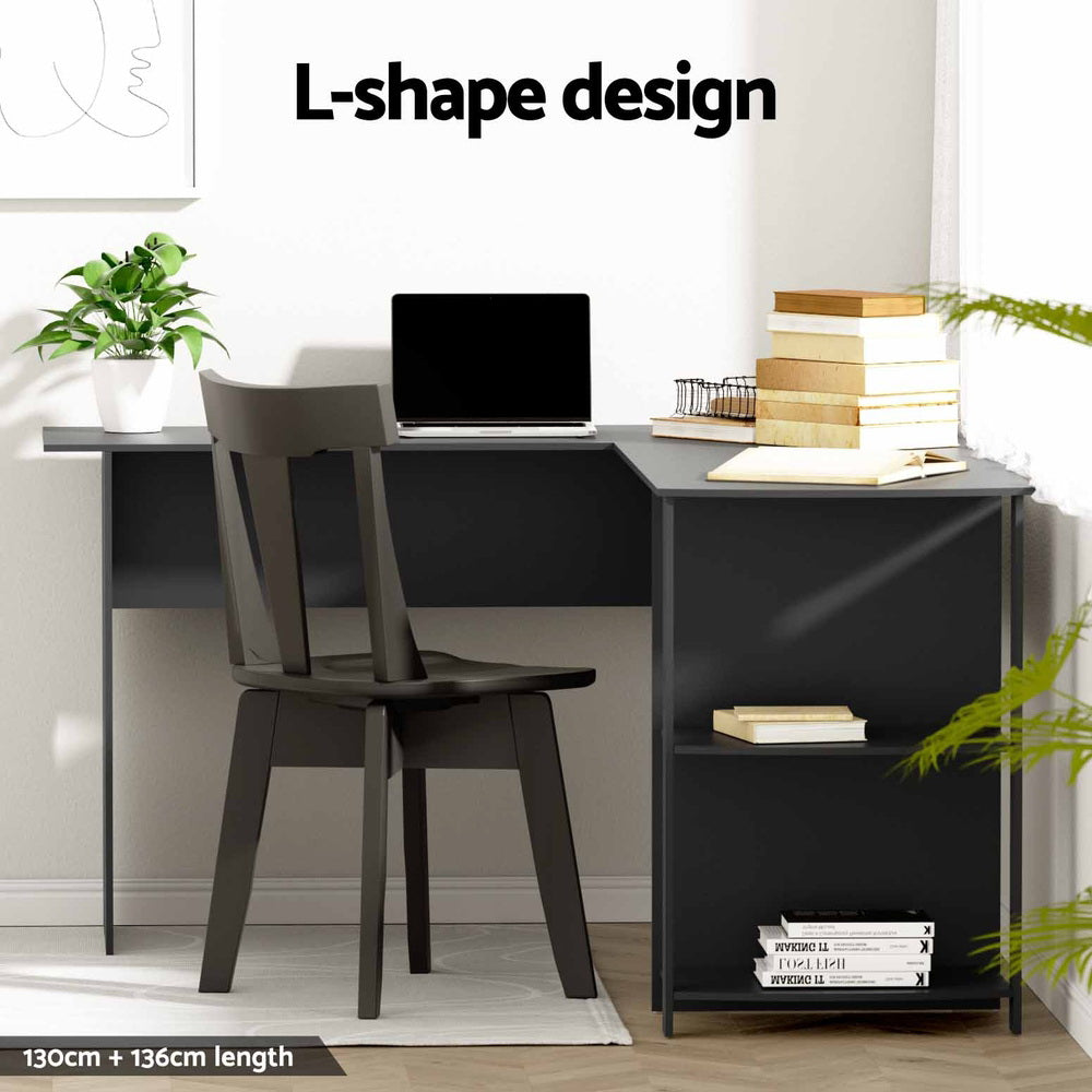 Charnwood Computer Desk, Black 136cm