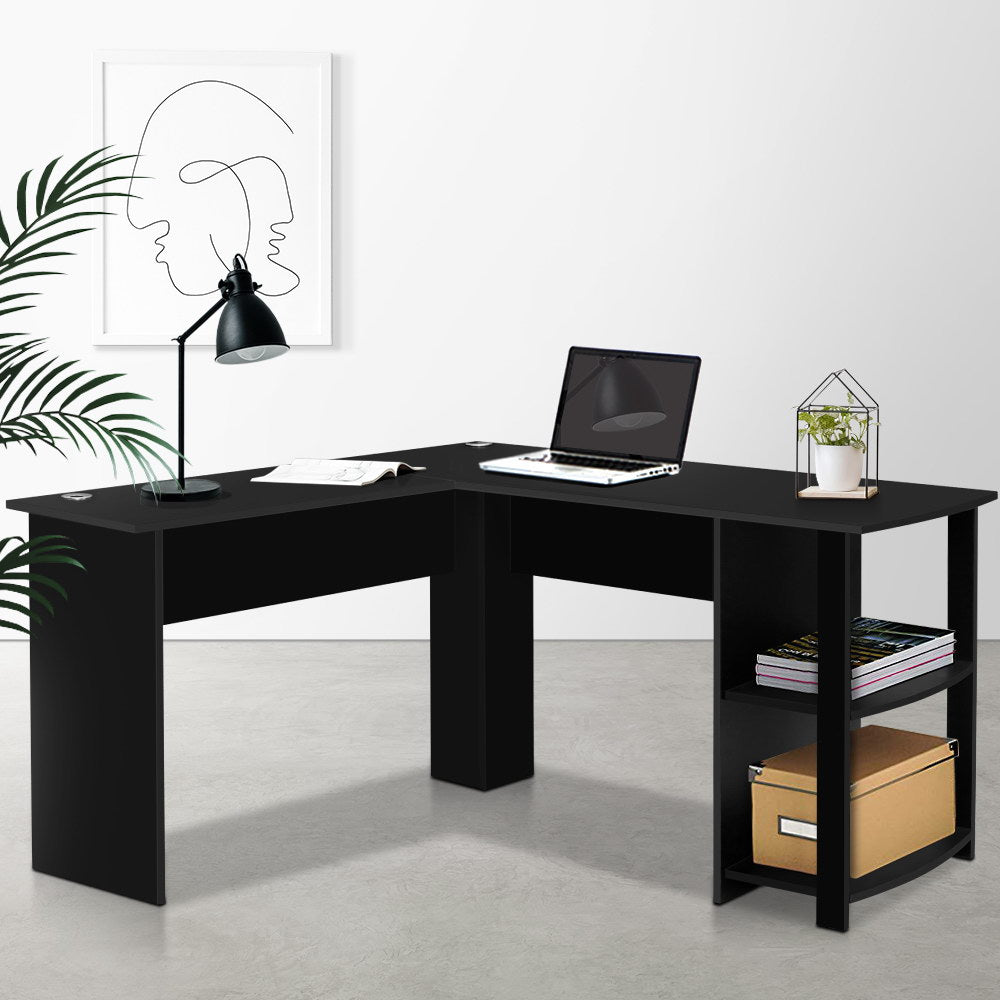 Charnwood Computer Desk, Black 136cm
