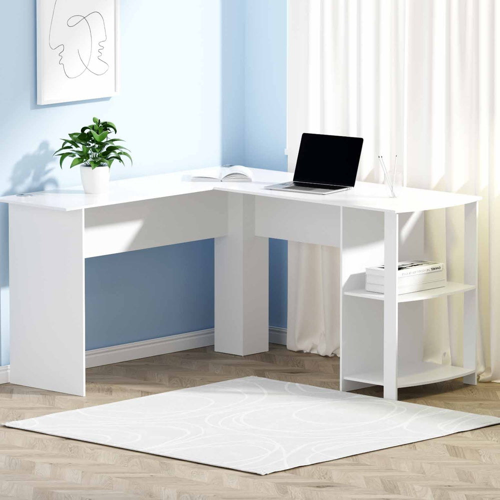 Charnwood Computer Desk, White 136cm