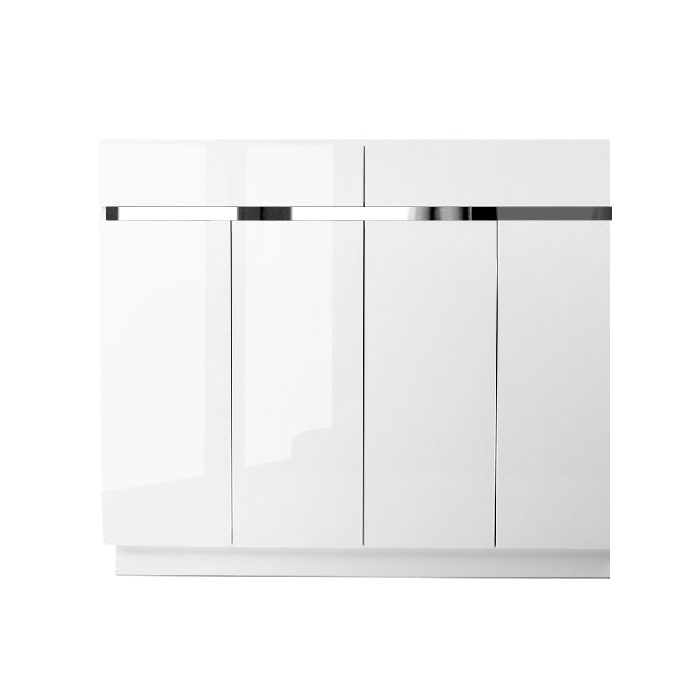 Hawkesdale High Gloss Shoe Cabinet, White