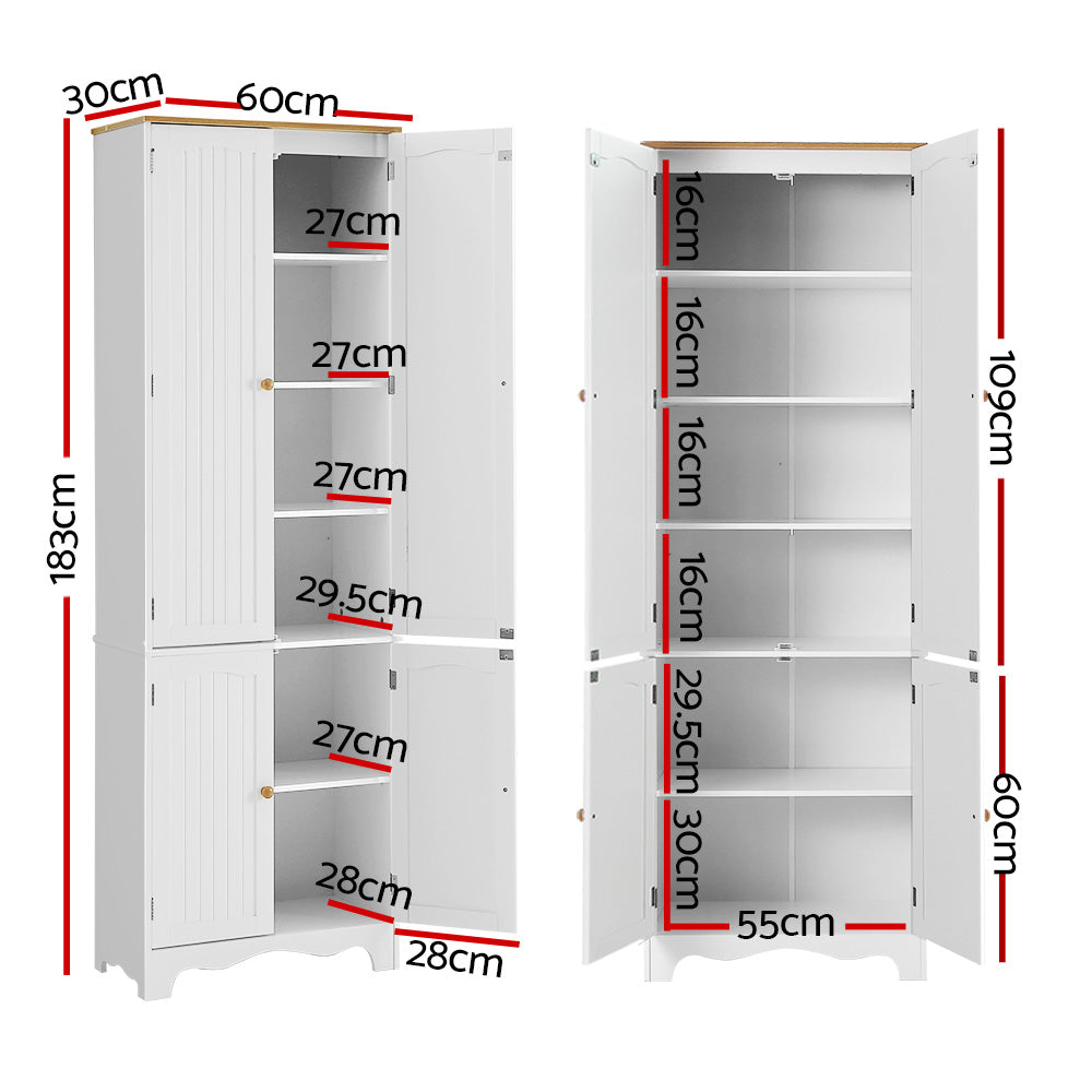 Taylorville 4 Door Buffet Sideboard, White