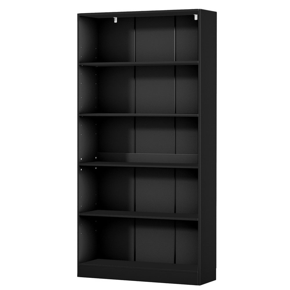 Torrensville 5 Tier Bookshelf, Black