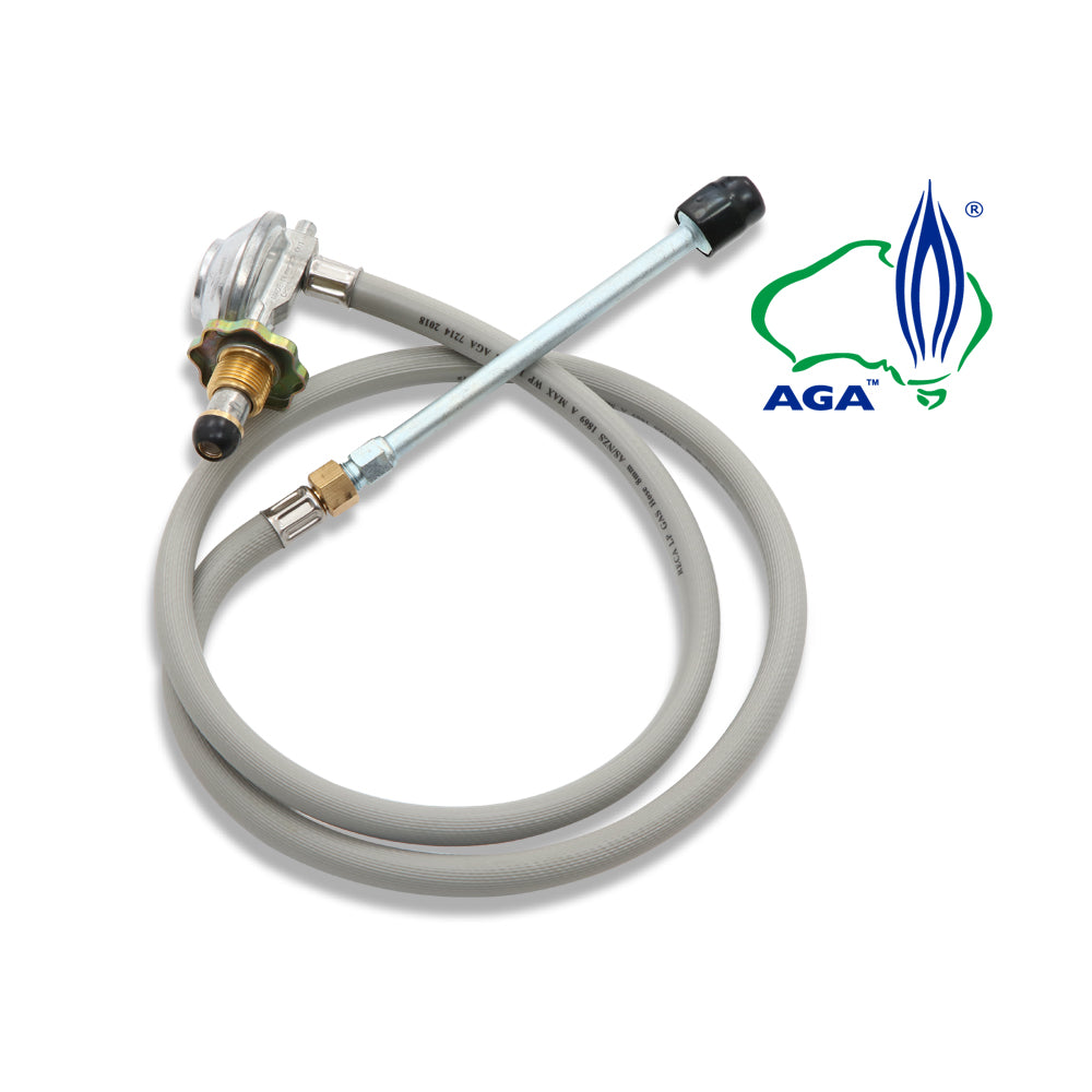 Dimension diagram for the 225 cm tall gas patio heater