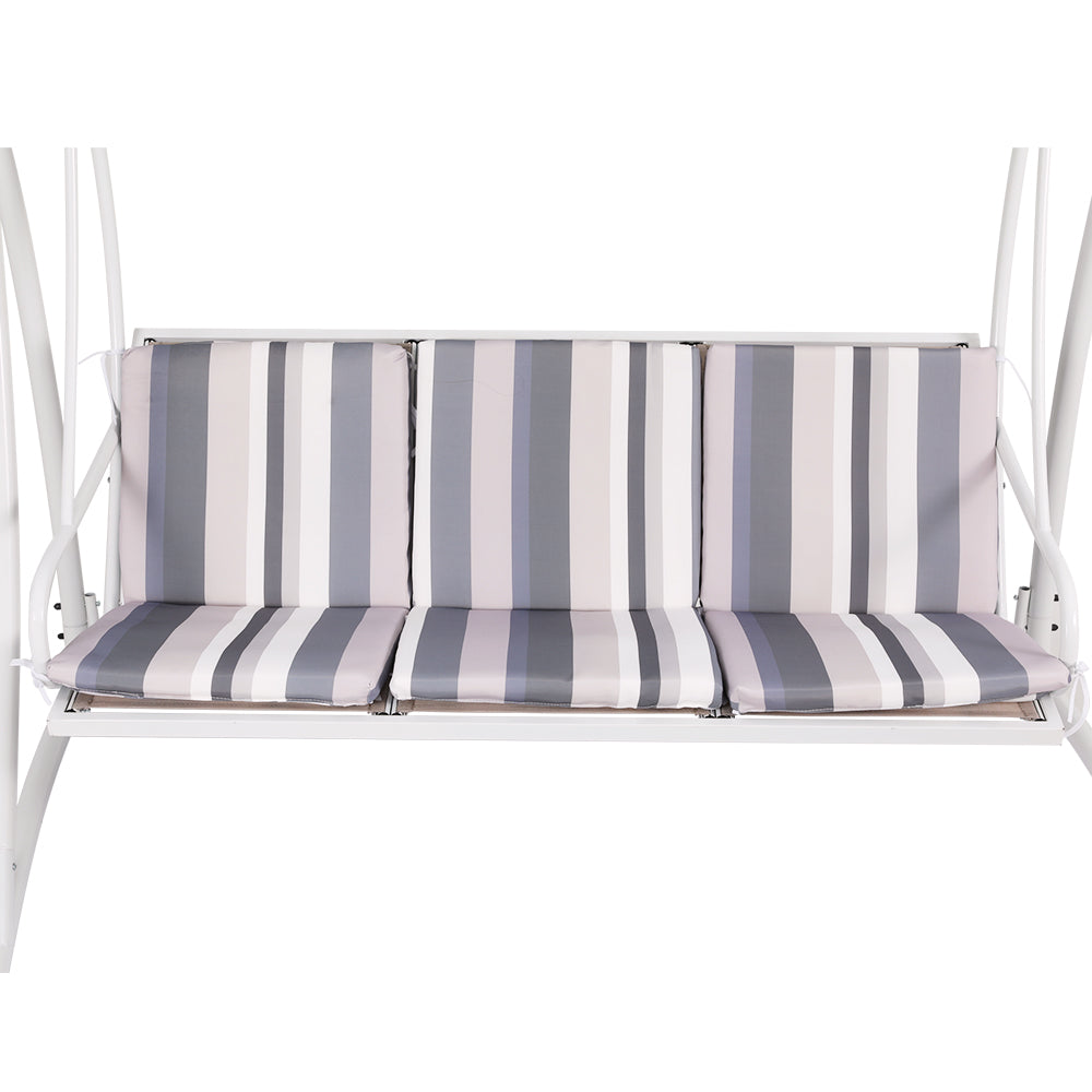 Merimbula Swing Chair, White Grey image 4