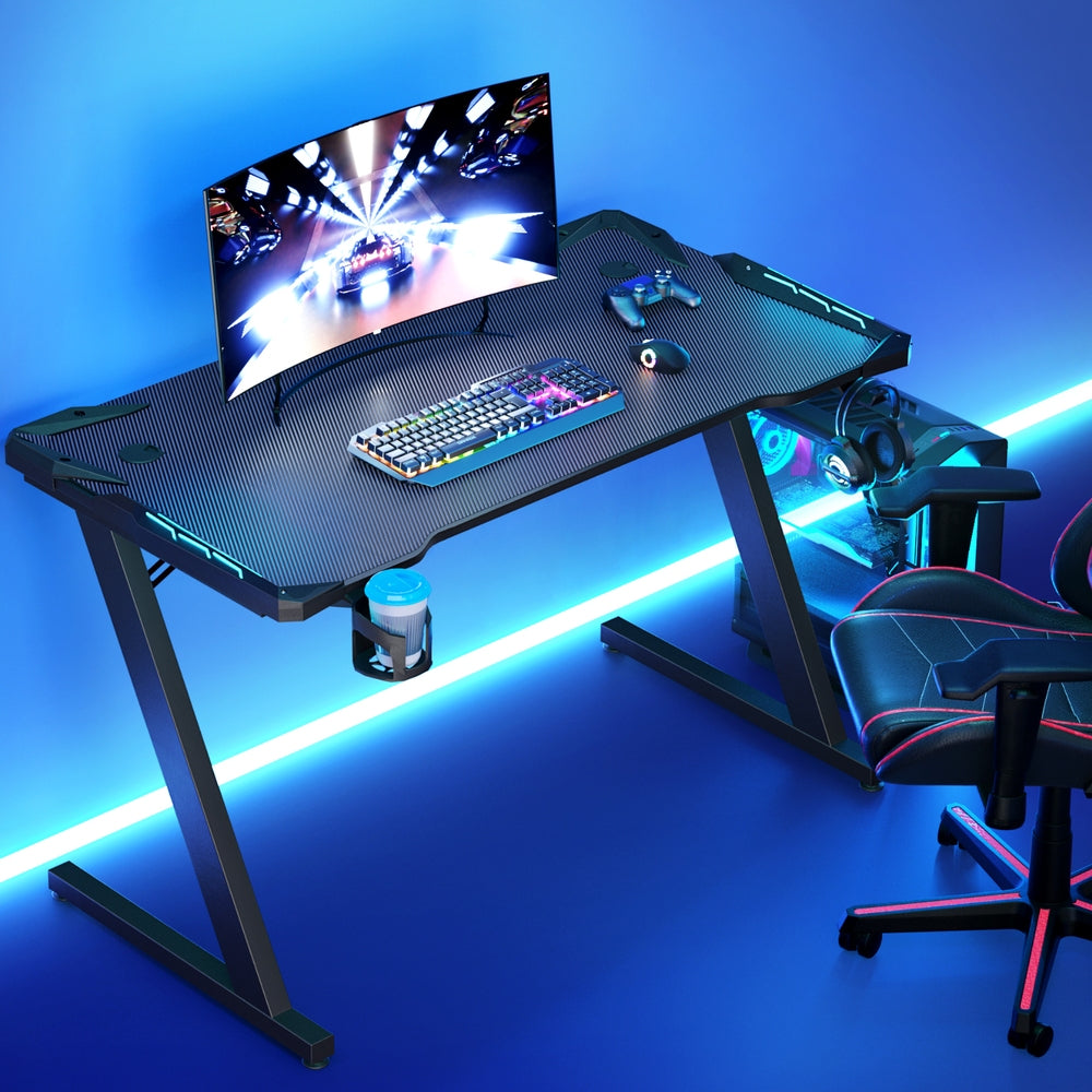 Greenway Gaming Desk, Black 120cm
