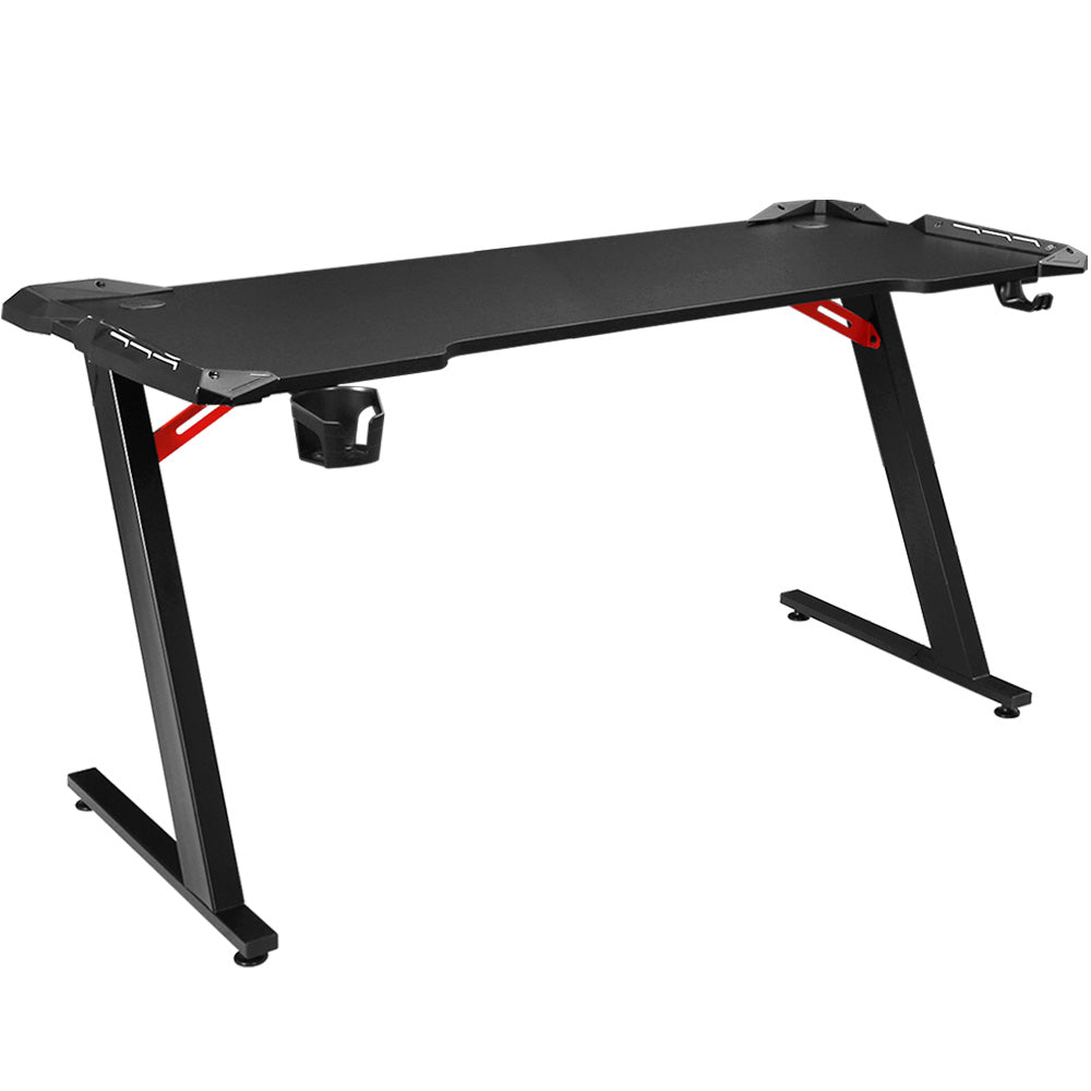 Greenway Gaming Desk, Black 140cm
