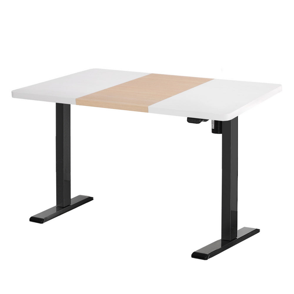 Artiss Motorised Sit-Stand Desk White Oak Walnut or White — Allure Home Collections