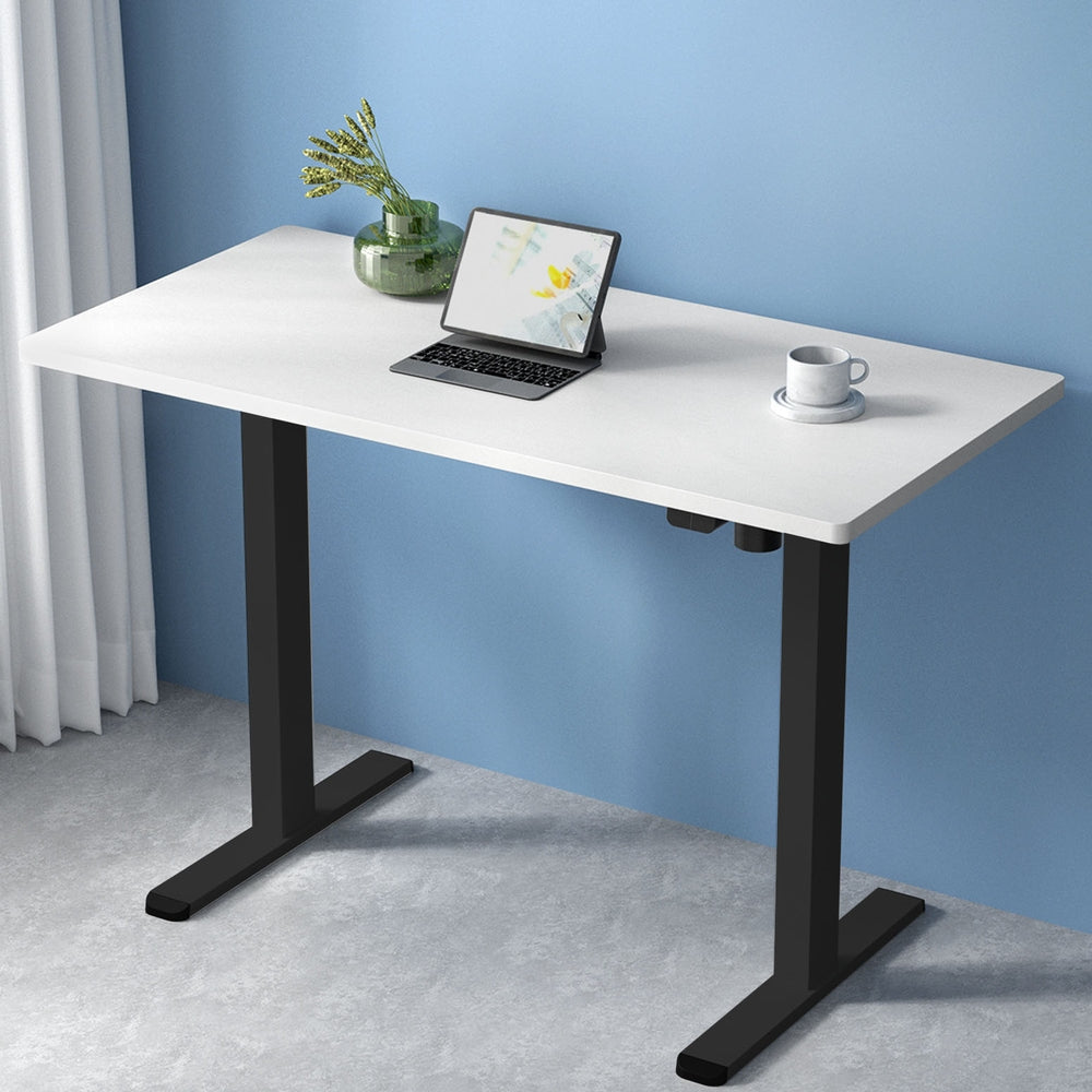 Artiss Motorised Sit-Stand Desk White Oak Walnut or White — Allure Home Collections