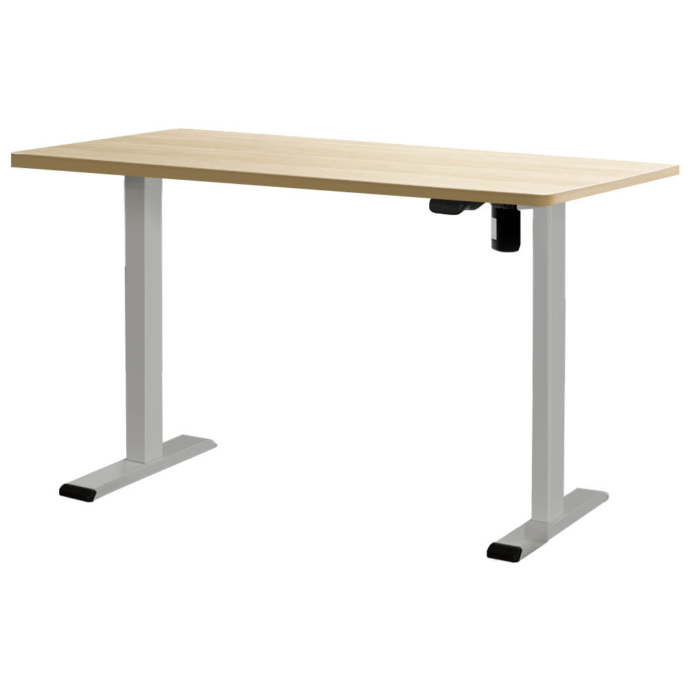 Franklin Electric Standing Desk, Oak 140cm