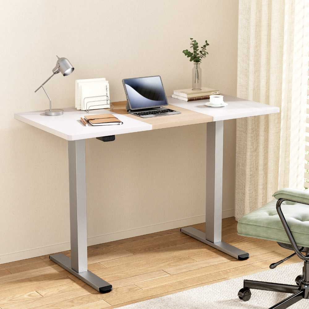 Artiss Motorised Electric Sit-Stand Desk for Home and Office White Oak or Walnut — Allure Home Collections