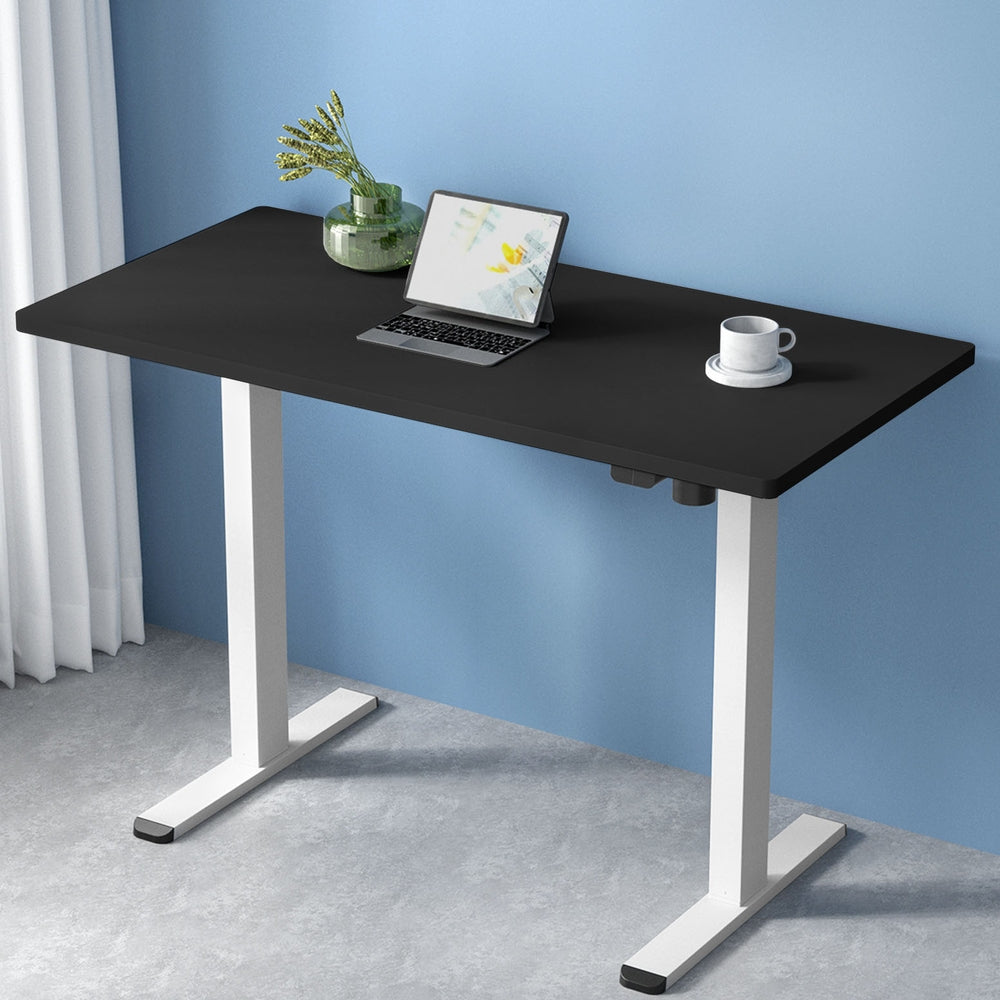 Artiss Electric Height Adjustable Standing Desk White Black or White Oak — Allure Home Collections