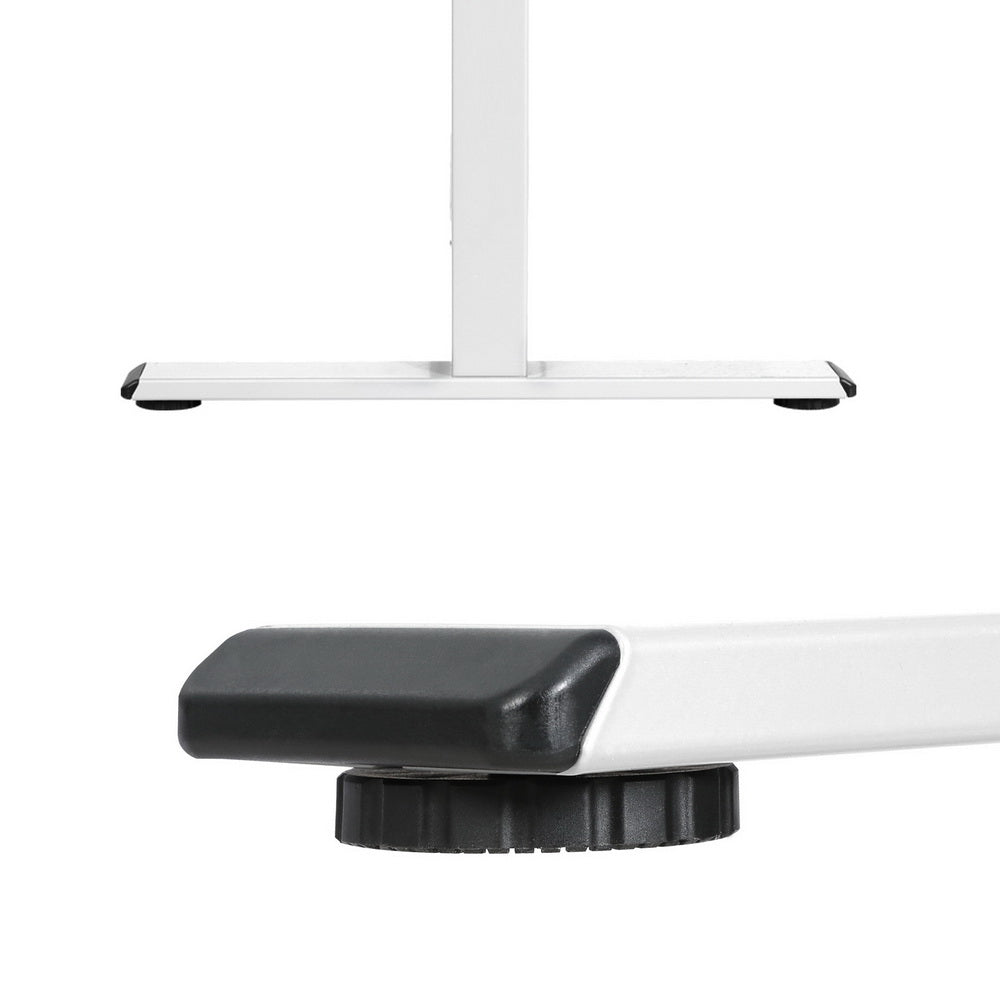 Artiss Motorised Sit-Stand Adjustable Desk Walnut White or Black — Allure Home Collections