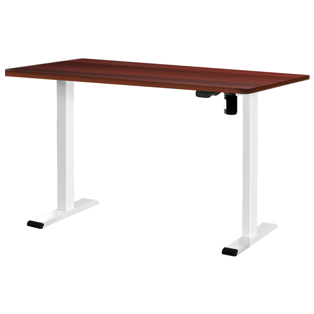 Artiss Electric Height Adjustable Standing Desk White Black or White Oak — Allure Home Collections