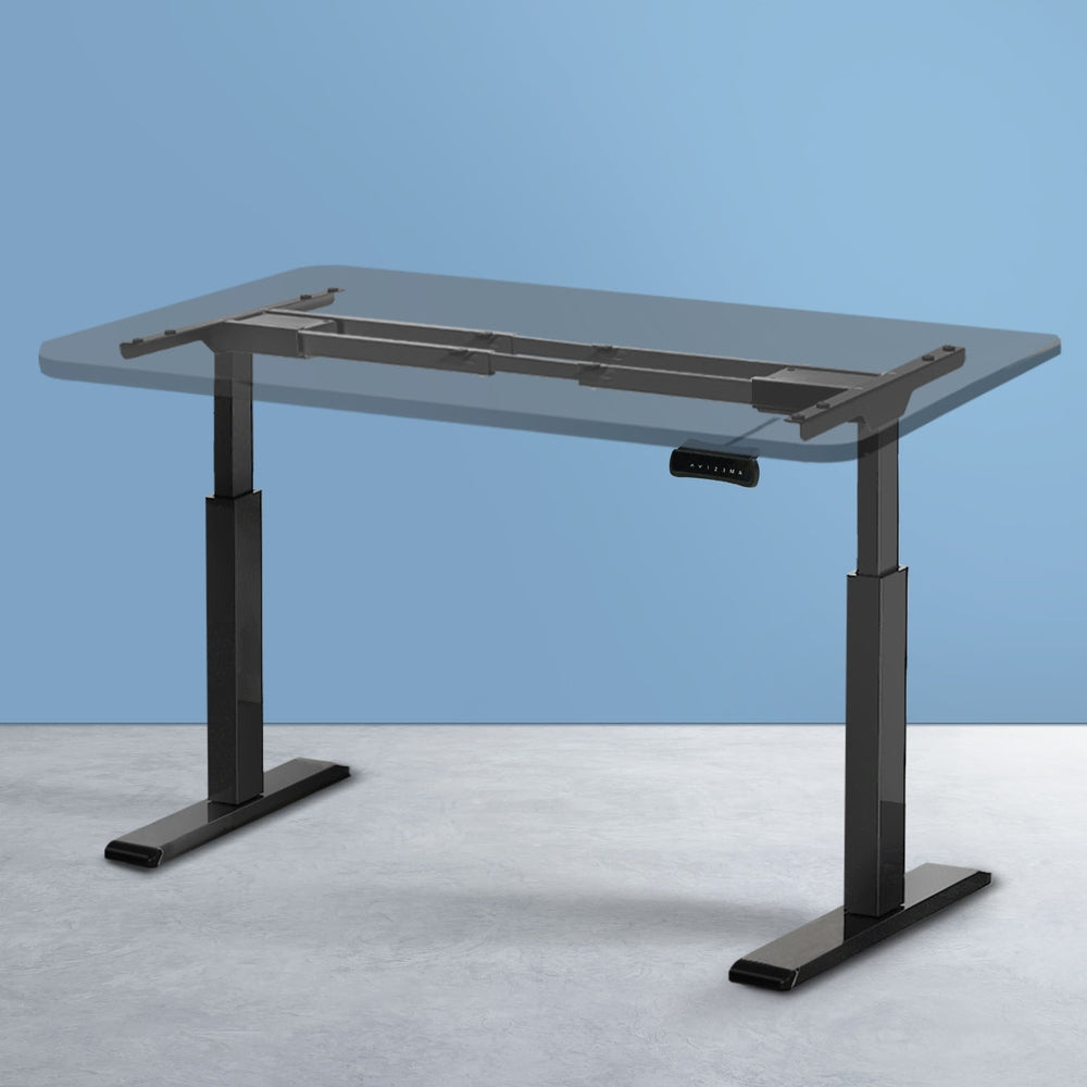 Higgins Electric Standing Desk Frame Only, Black