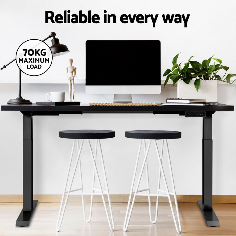 Page Electric Standing Desk, Black 140cm