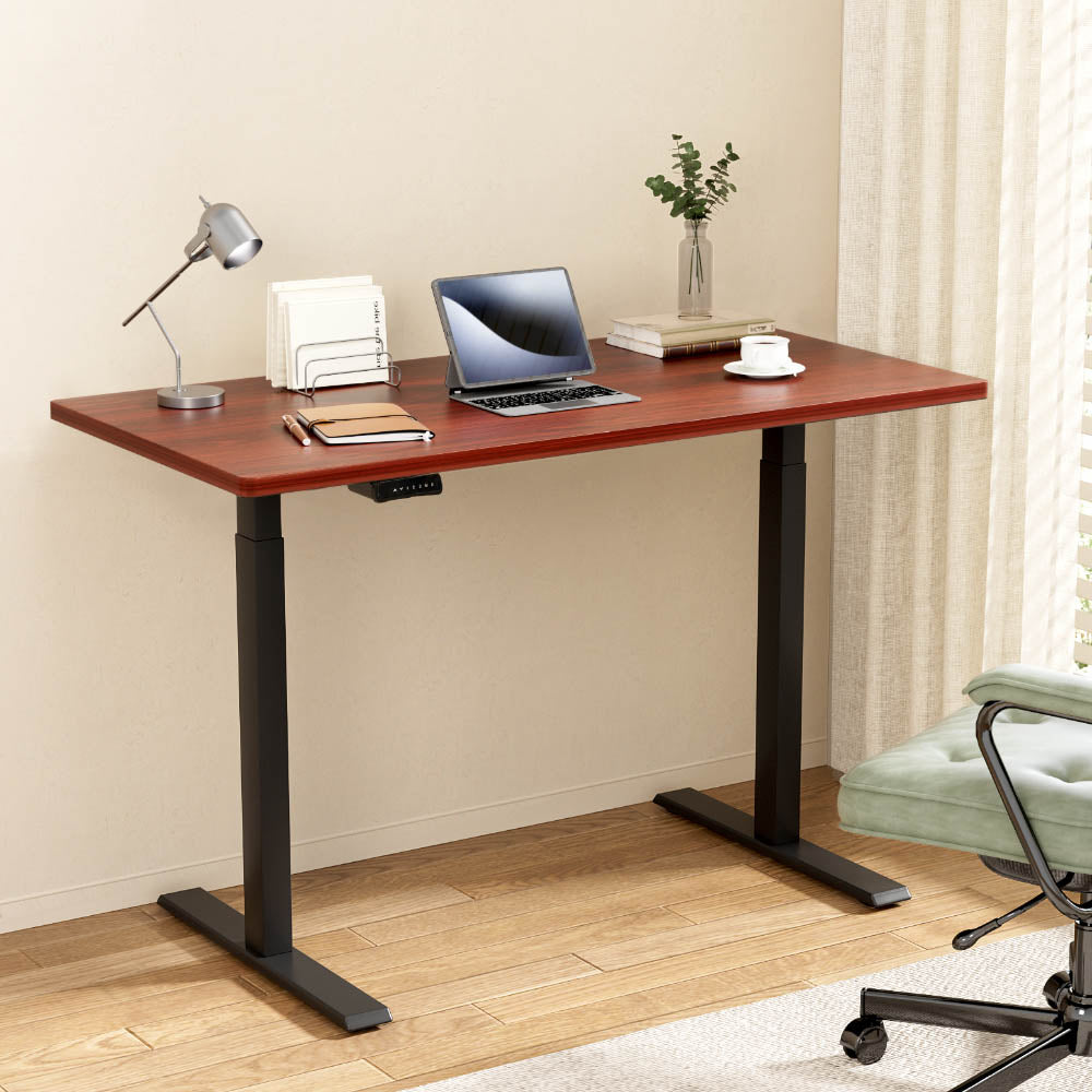 Waramanga Electric Standing Desk, Walnut 140cm