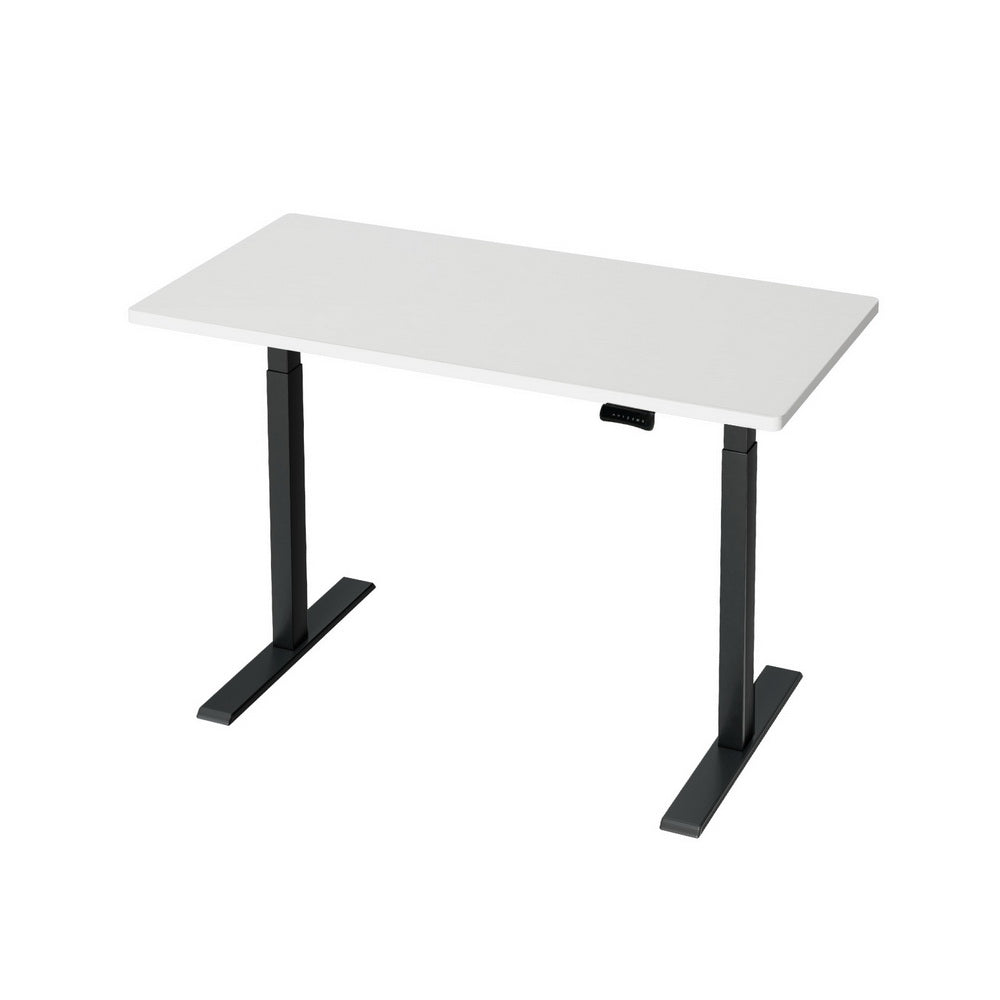 Artiss Dual Motor Electric Height Adjustable Desk Rustic Brown Oak or Walnut — Allure Home Collections