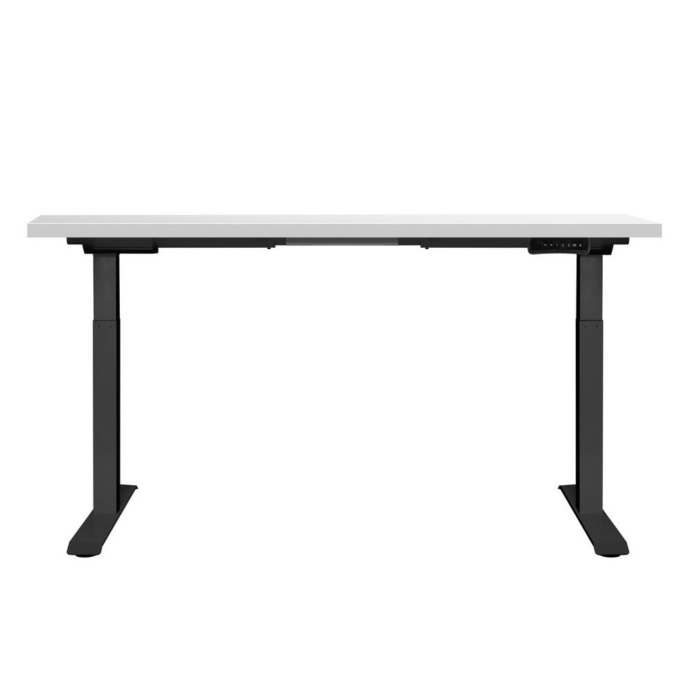 Dickson white standing desk in a home office