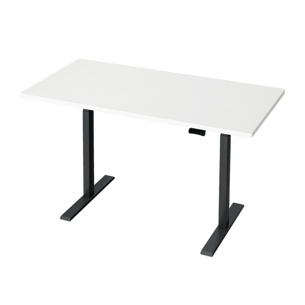 Dickson white standing desk in a home office
