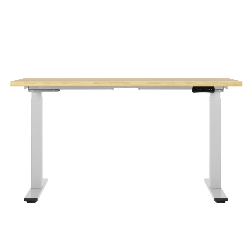 Harrison Electric Standing Desk, Oak 120cm