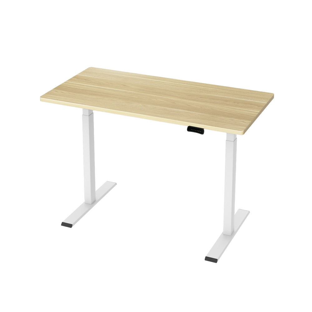 Harrison Electric Standing Desk, Oak 120cm