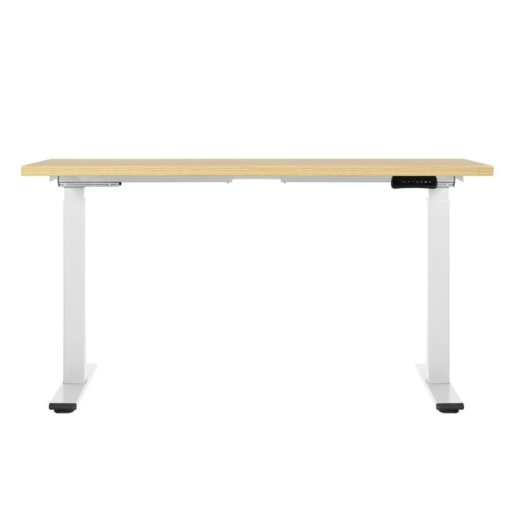 Harrison Electric Standing Desk, Oak 140cm