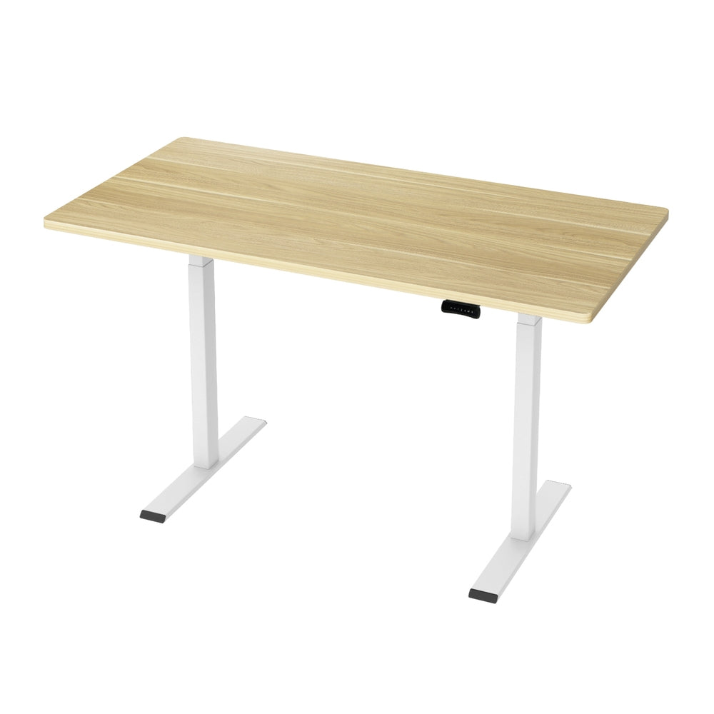 Harrison Electric Standing Desk, Oak 140cm
