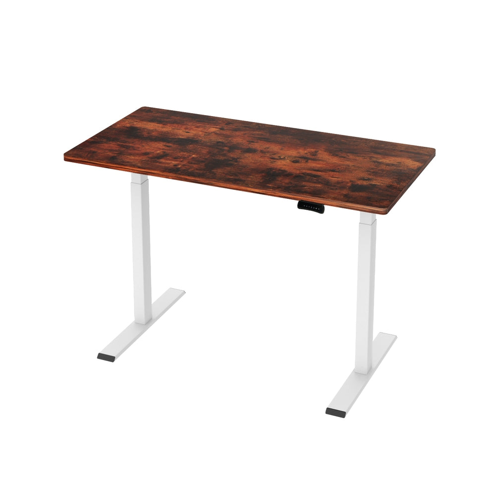 Waramanga Electric Standing Desk, Rustic Brown 120cm view 7