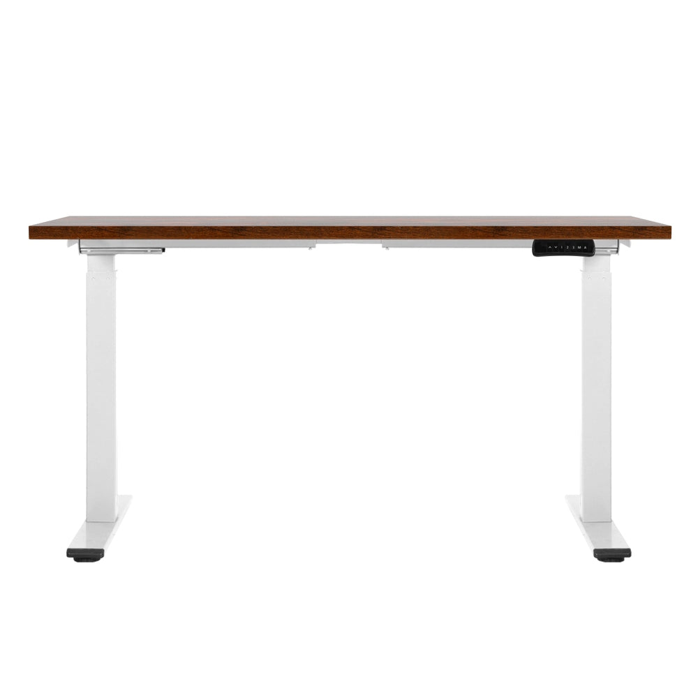 Waramanga Electric Standing Desk, Rustic Brown 140cm view 3