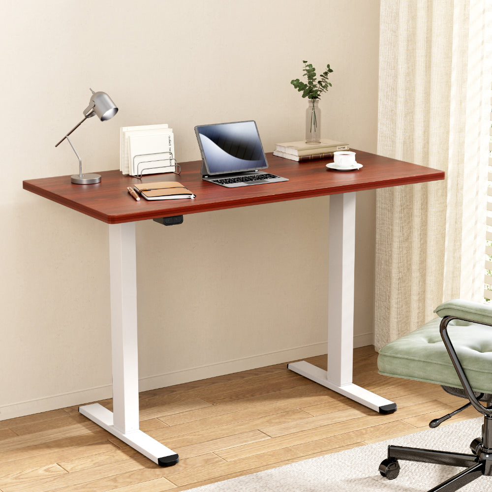Artiss Dual Motor Height Adjustable Desk Black White or Walnut — Allure Home Collections