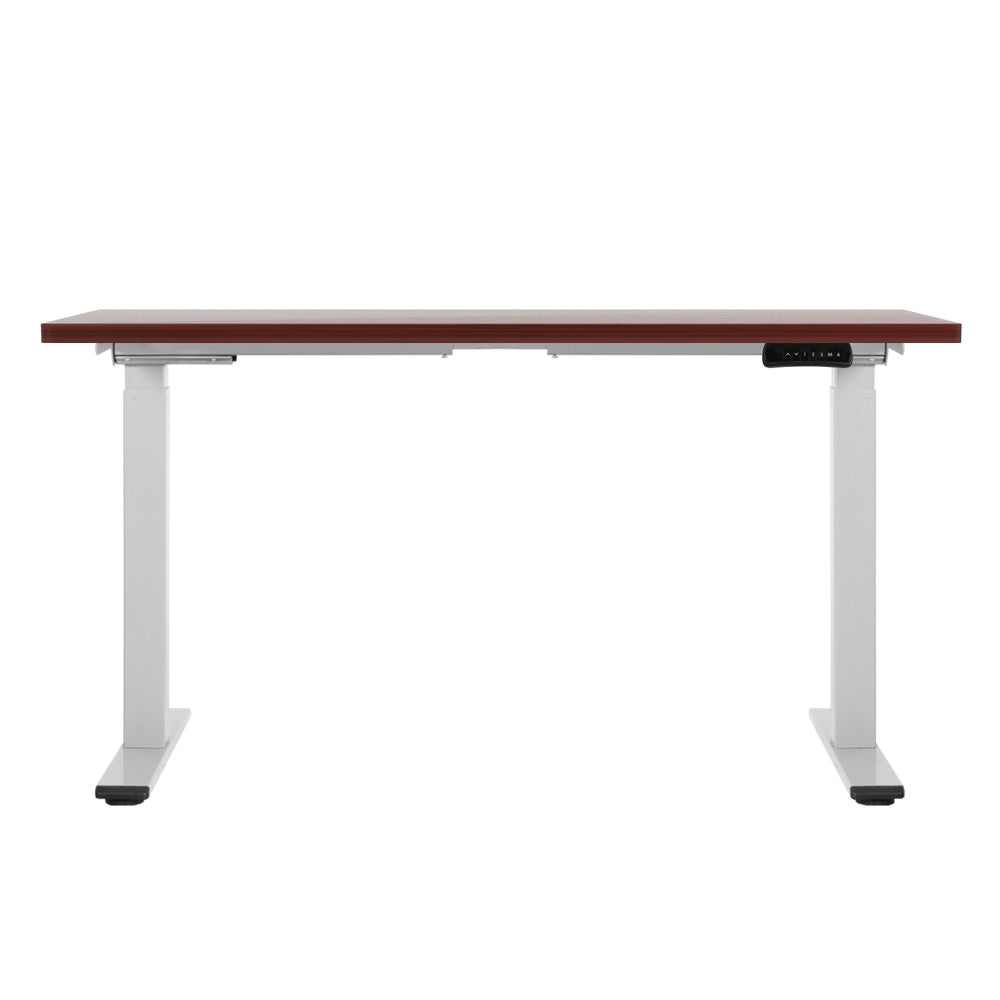 Artiss Dual Motor Height Adjustable Desk Black White or Walnut — Allure Home Collections