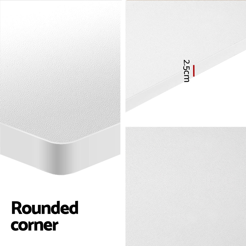 Gordon Electric Standing Desk, White 140cm