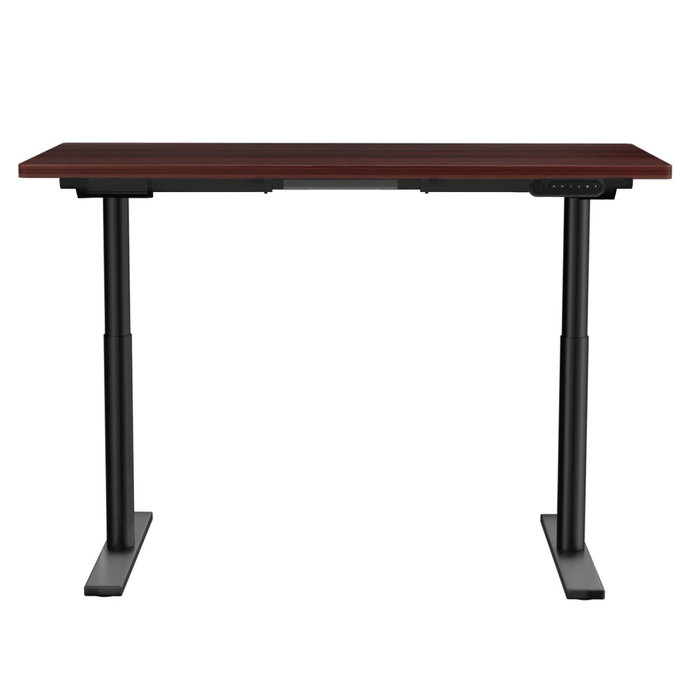 Artiss Motorised Electric Adjustable Standing Desk White Oak Black or Rustic Brown — Allure Home Collections