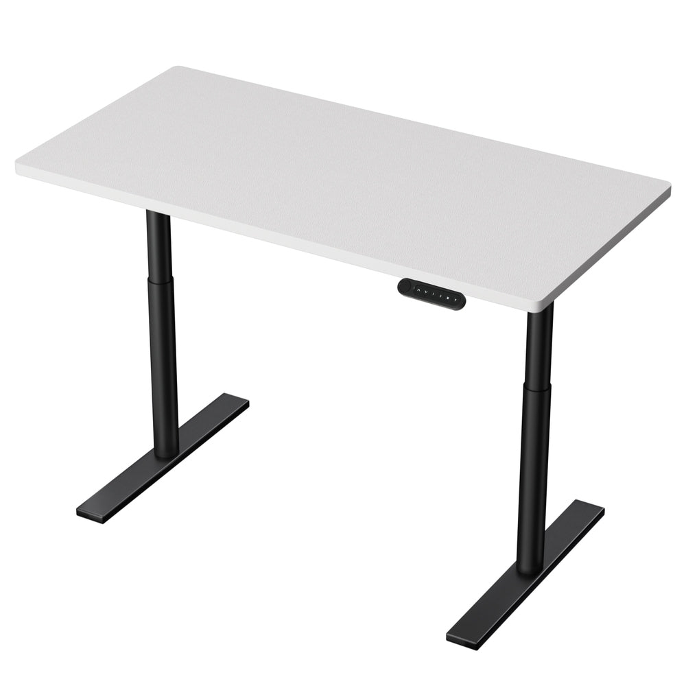 Artiss Motorised Electric Adjustable Standing Desk White Oak Black or Rustic Brown — Allure Home Collections